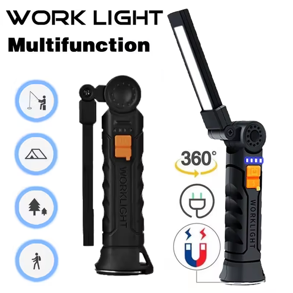 Outdoor Lighting Portable - Senter LED COB Portabel Senter Isi