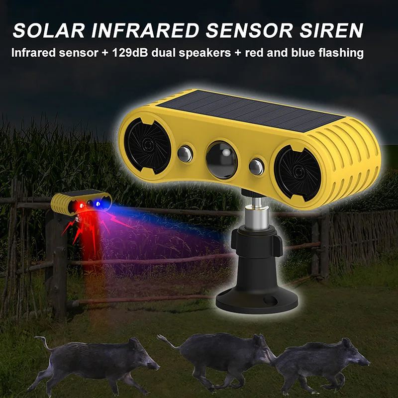 Photocell Outdoor Lighting - Alarm Sensor Gerak Tenaga Surya LED