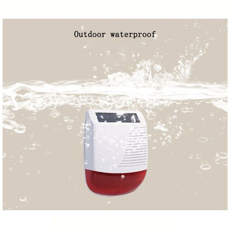 Outdoor Lighting Wireless - Alarm Suara dan Visual Cerdas Tahan