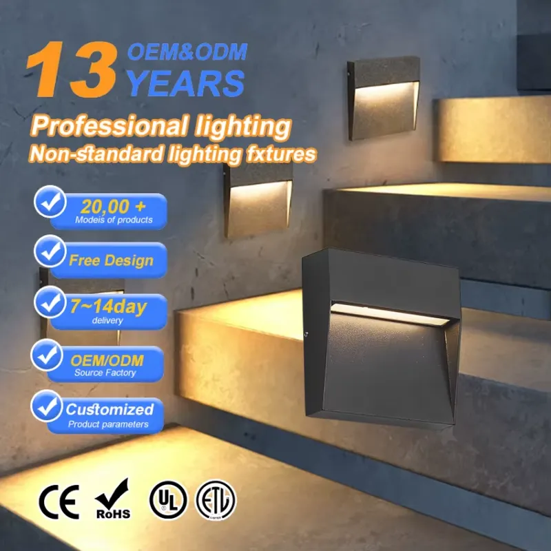 Outdoor Lighting For Steps - Lampu Tangga LED Ultra Tipis untuk