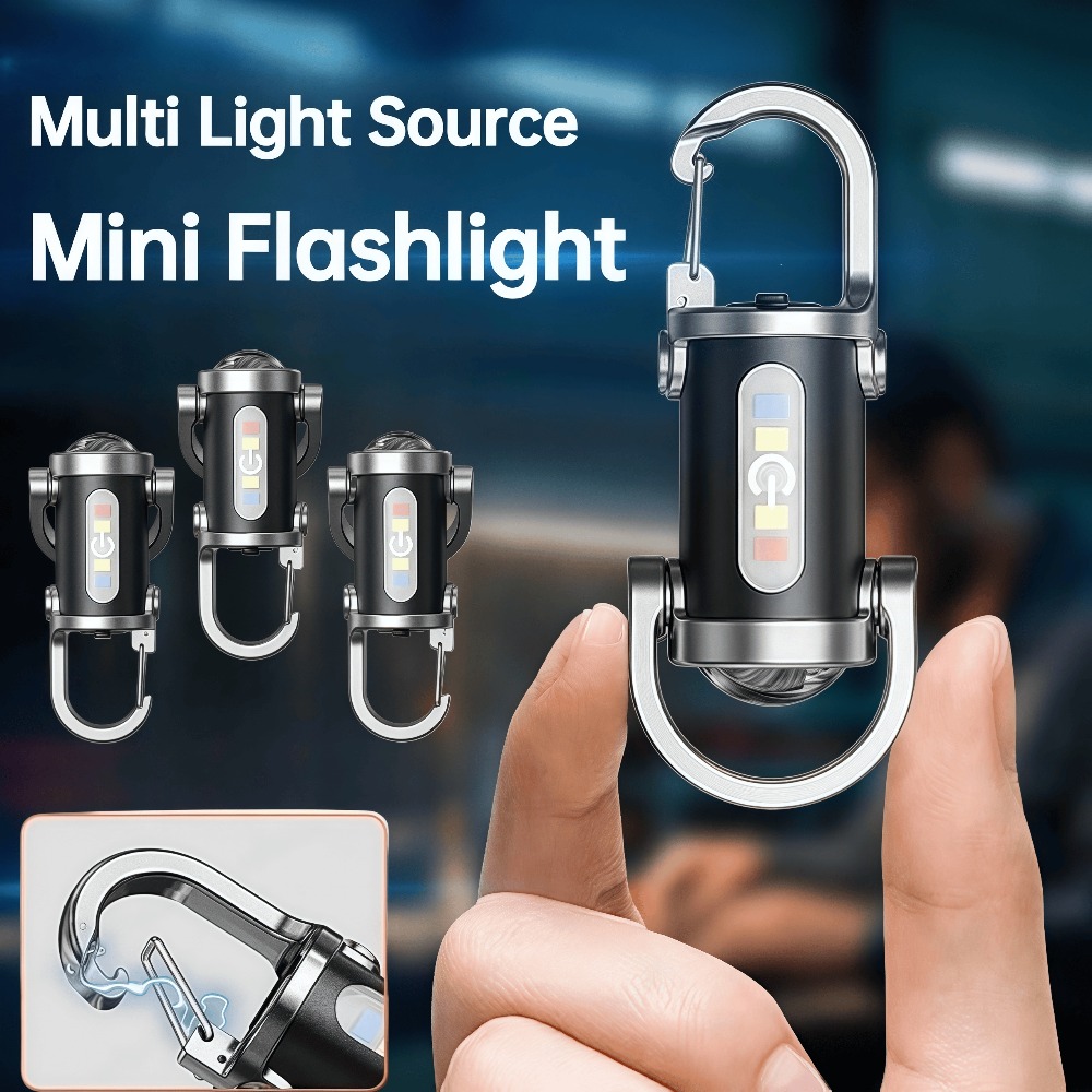 Outdoor Lighting Portable - Lampu Gantungan Kunci Portabel Senter Mini