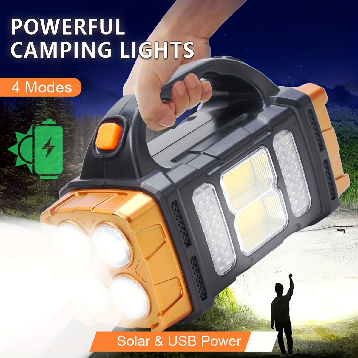 Photocell Outdoor Lighting - Senter LED Tenaga Surya Daya Tinggi