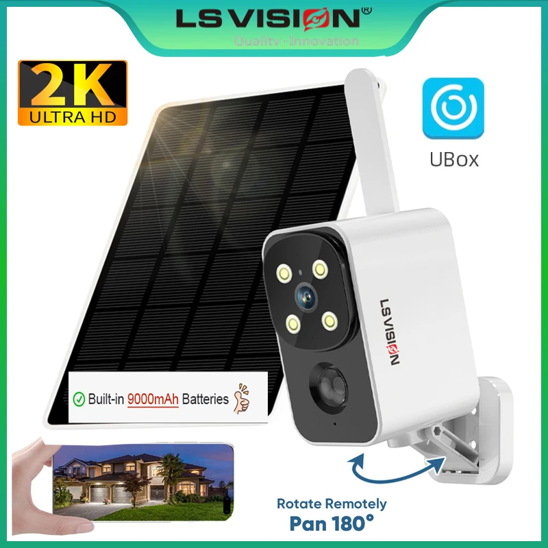 Outdoor Lighting Wireless - Kamera Solar Luar Ruangan LS VISION