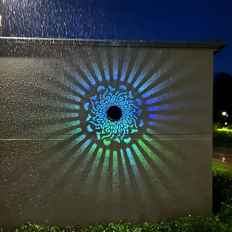 Outdoor Lighting Amazon - Lampu Dinding LED Tenaga Surya Proyeksi