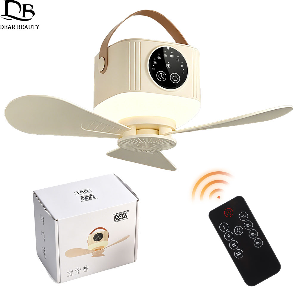 Outdoor Lighting Wireless - Kipas Langit-langit Nirkabel dengan Lampu Remote