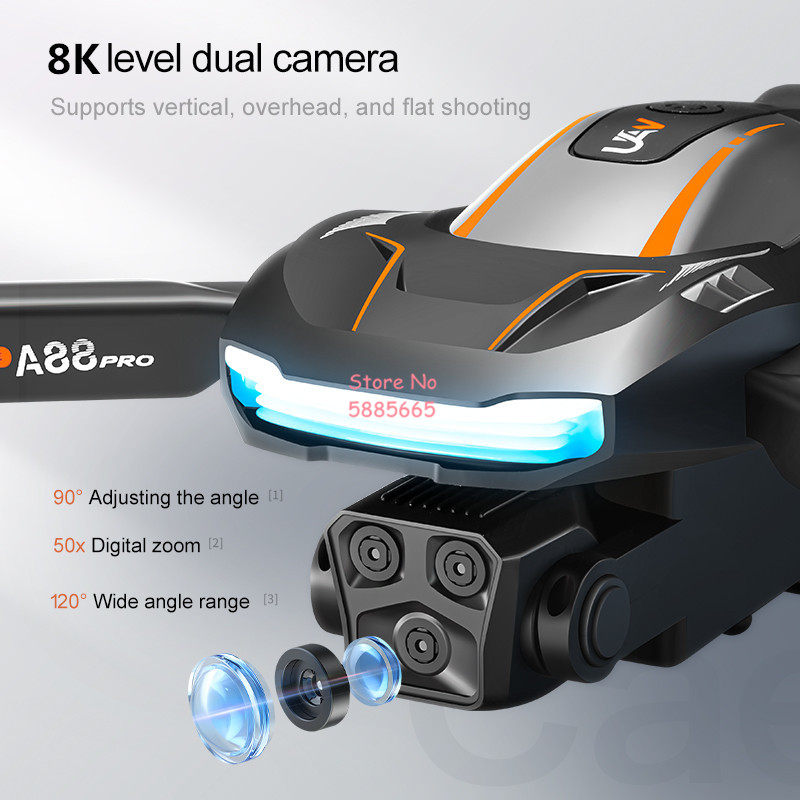 Drone RC 8K Fotografi Udara de - Outdoor Lighting Box ulasan dan harga