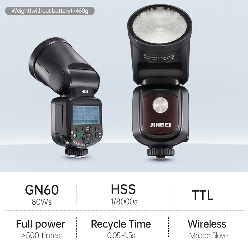JINBEI HD-1 Round-head HSS Spe - Outdoor Lighting In Photography ulasan dan harga