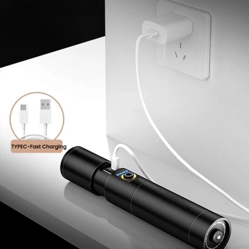 Senter LED Cahaya Kuat Pengisi - Outdoor Lighting Portable ulasan dan harga