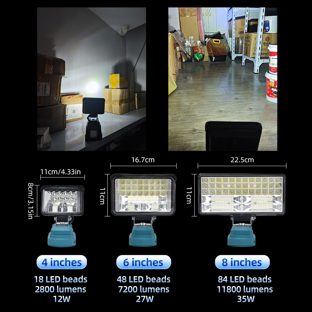 Lampu LED 18V untuk Makita, De - Outdoor Lighting Milwaukee ulasan dan harga