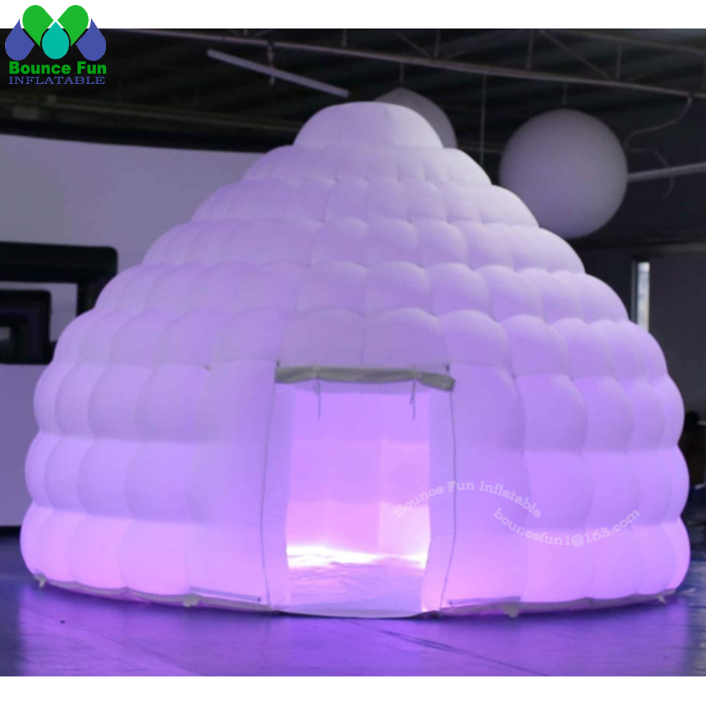 Tenda Kubah Igloo Tiup Putih d - Outdoor Lighting Rental For Party ulasan dan harga