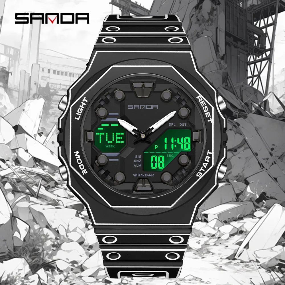 Jam Tangan Pria Multifungsi SA - Outdoor Lighting For Steps ulasan dan harga