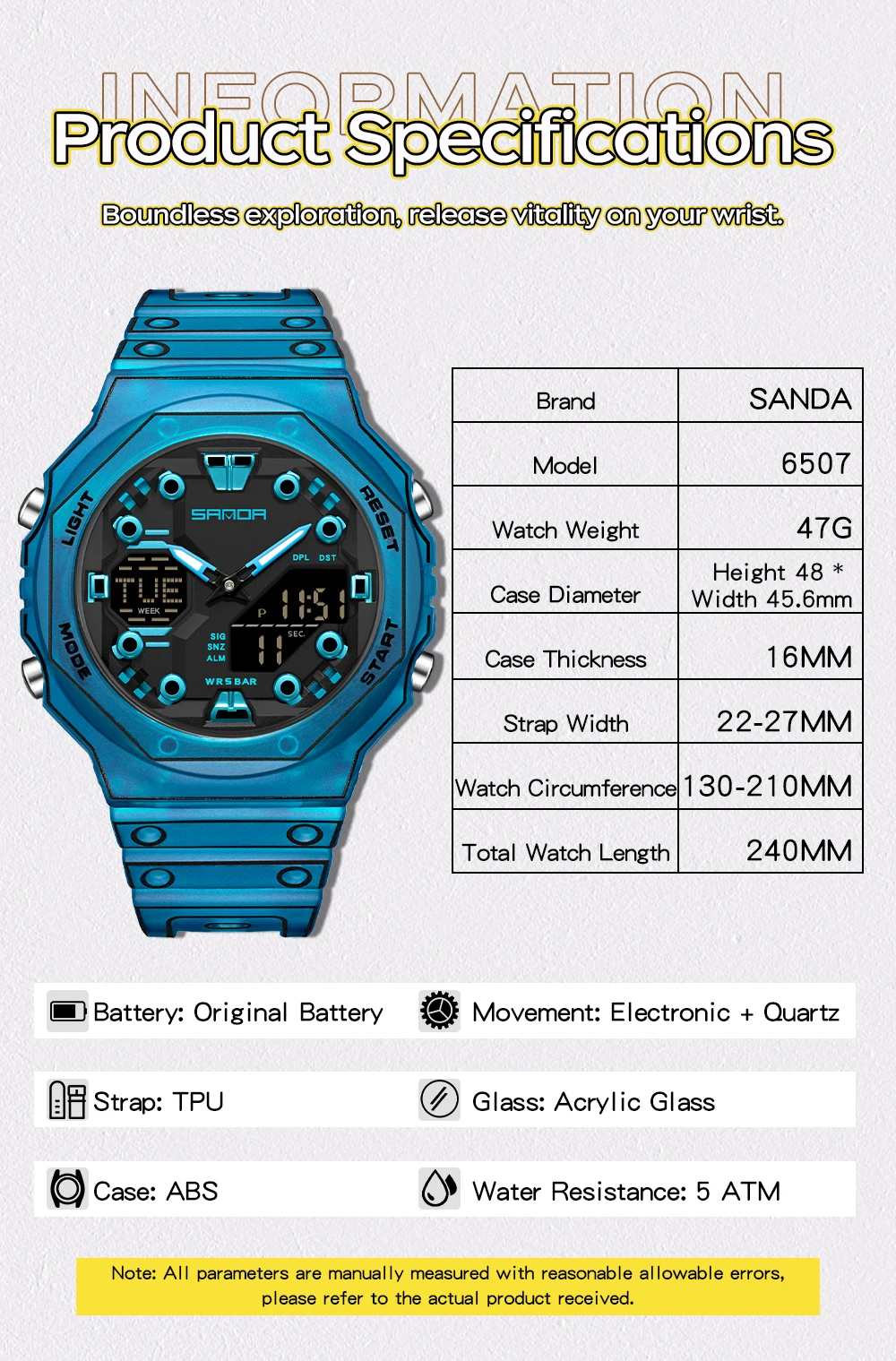 Jam Tangan Pria Multifungsi SA - Outdoor Lighting For Steps ulasan dan harga