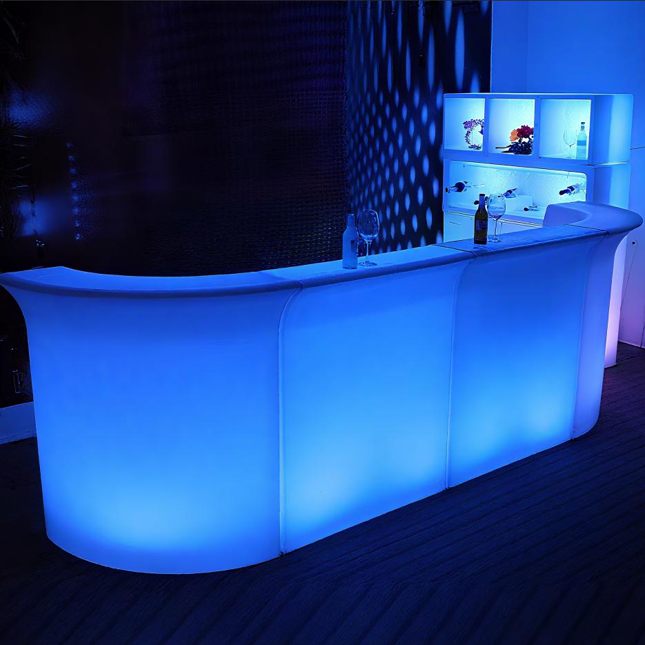 Meja Bar LED Outdoor untuk Ked - Outdoor Lighting Rental For Party ulasan dan harga