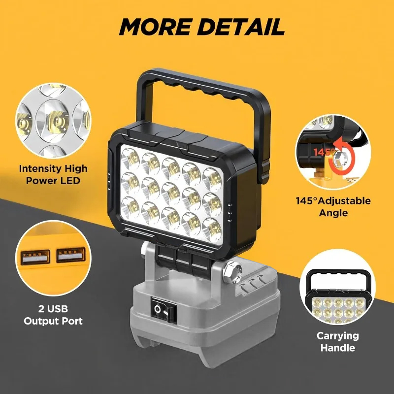 Lampu Kerja LED 6000 Lumen unt - Outdoor Lighting Milwaukee ulasan dan harga