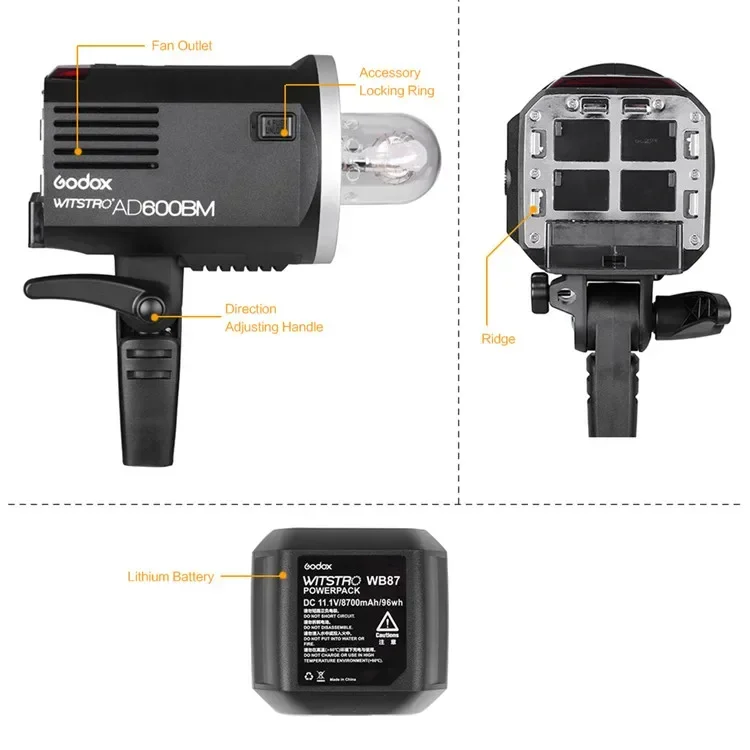 2026 Premium AD600BM 600W Lamp - Outdoor Lighting In Photography ulasan dan harga
