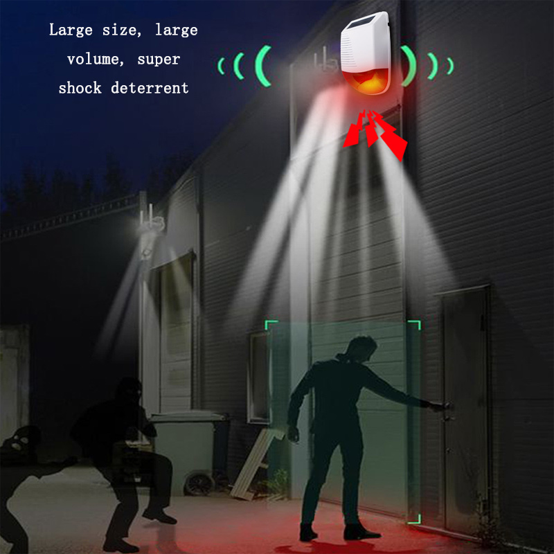 Alarm Suara dan Visual Cerdas  - Outdoor Lighting Wireless ulasan dan harga