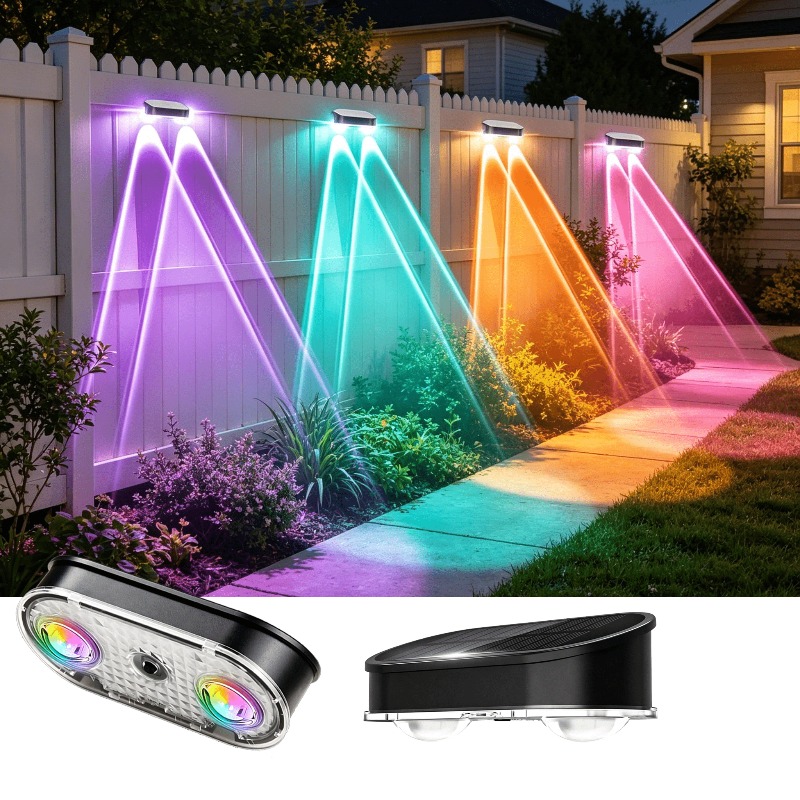 Lampu Pagar Tenaga Surya RGB I - Outdoor Lighting Amazon ulasan dan harga