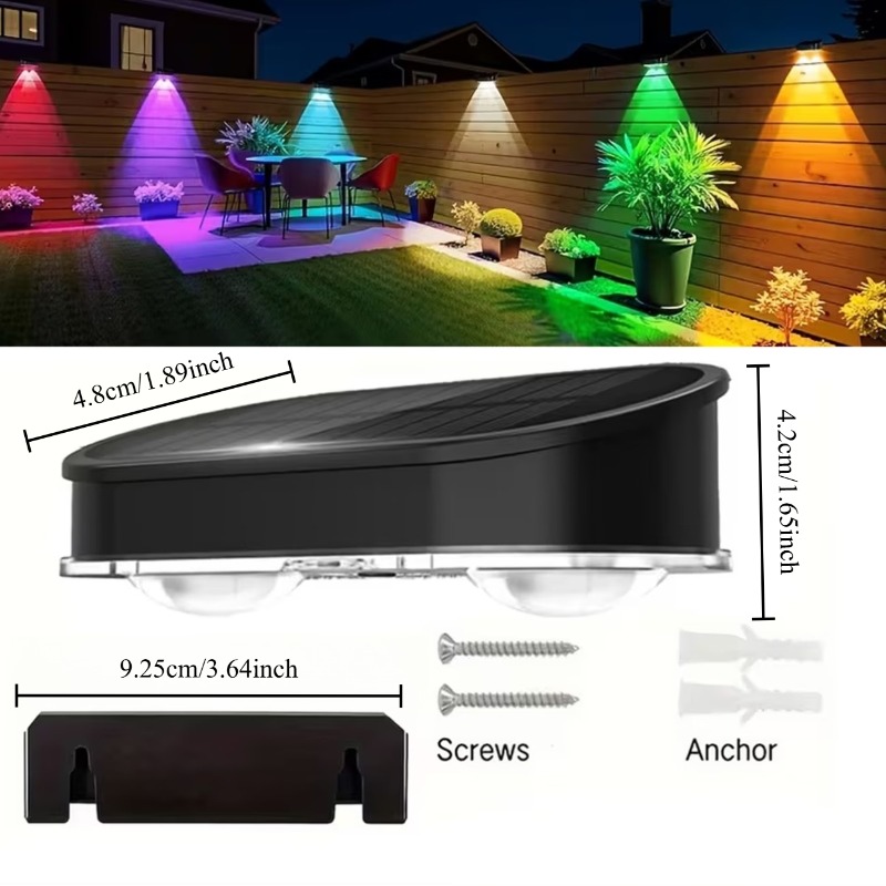 Lampu Pagar Tenaga Surya RGB I - Outdoor Lighting Amazon ulasan dan harga