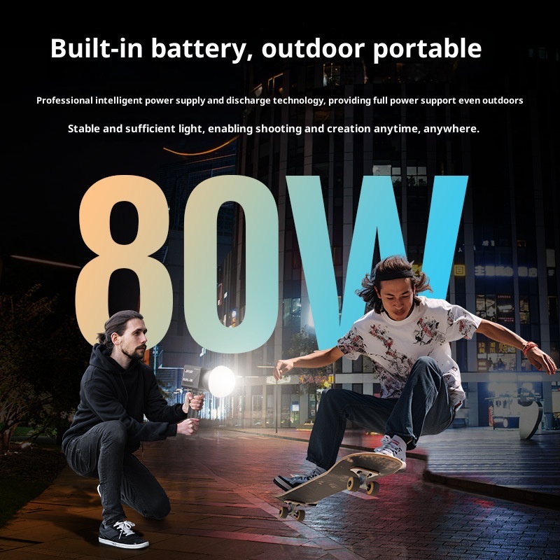 Lampu Video LED COB ZGRL80 80W - Outdoor Lighting In Photography ulasan dan harga