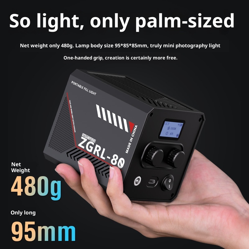 Lampu Video LED COB ZGRL80 80W - Outdoor Lighting In Photography ulasan dan harga