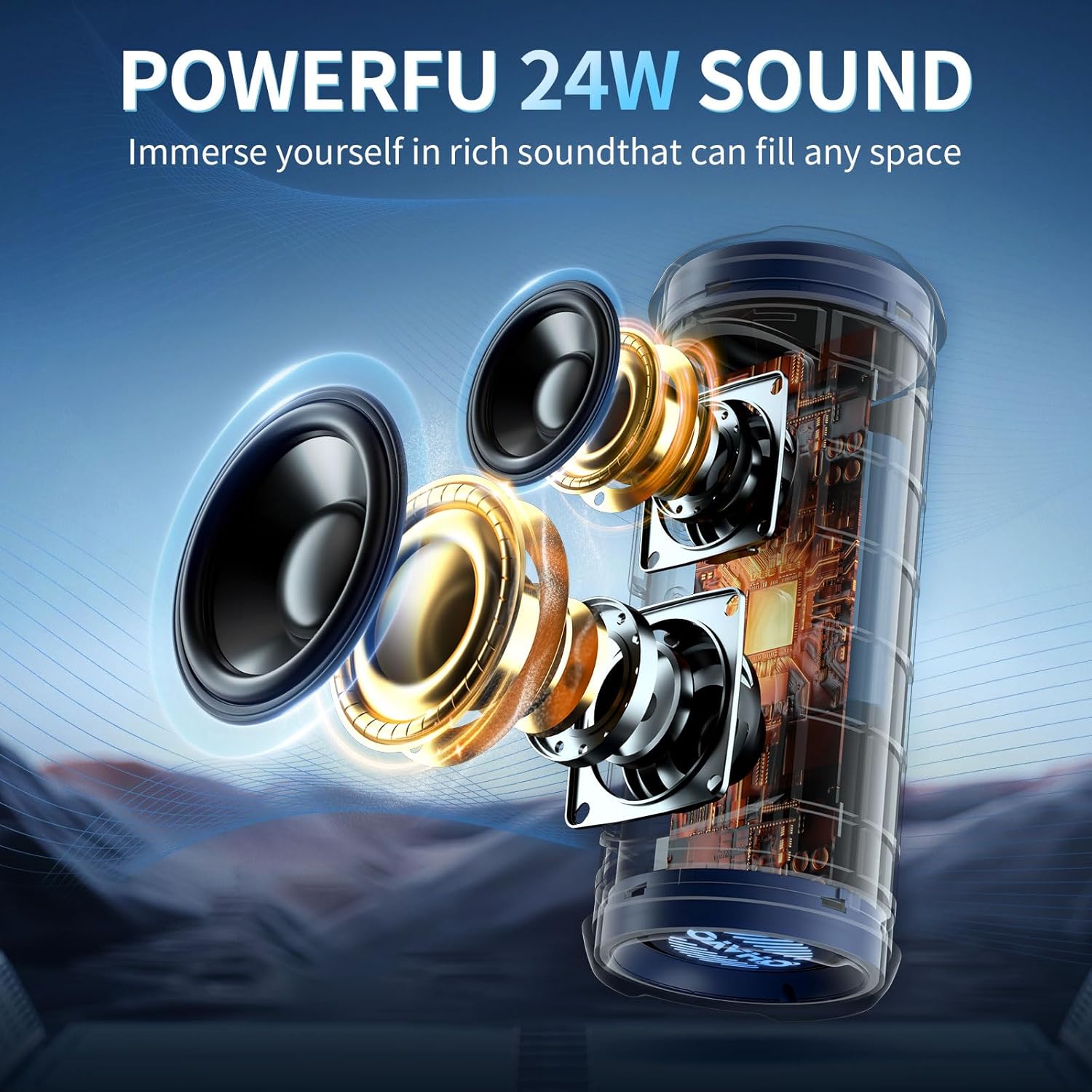 Ohayo S7 Speaker Bluetooth Wat - Outdoor Lighting Wireless ulasan dan harga