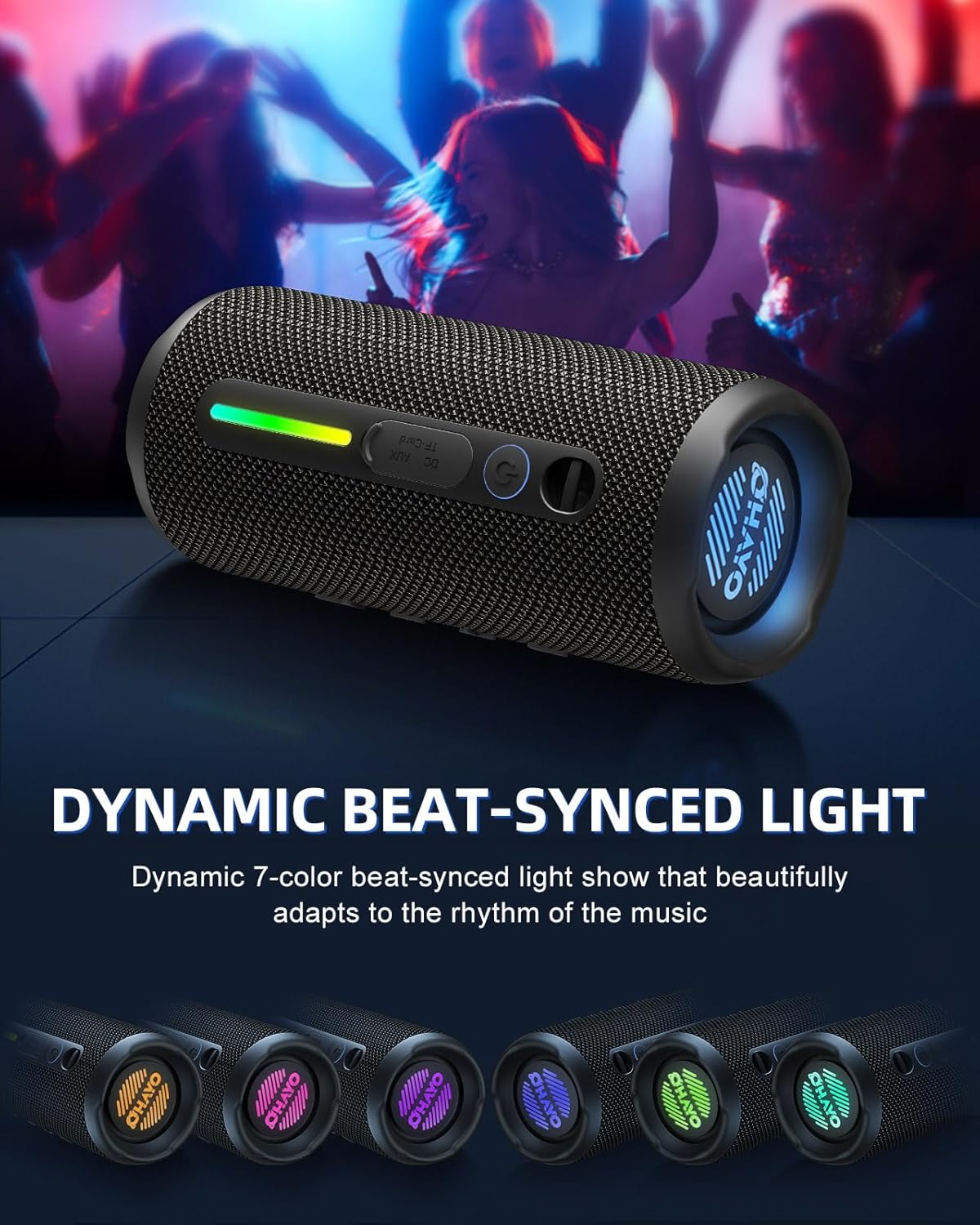 Ohayo S7 Speaker Bluetooth Wat - Outdoor Lighting Wireless ulasan dan harga