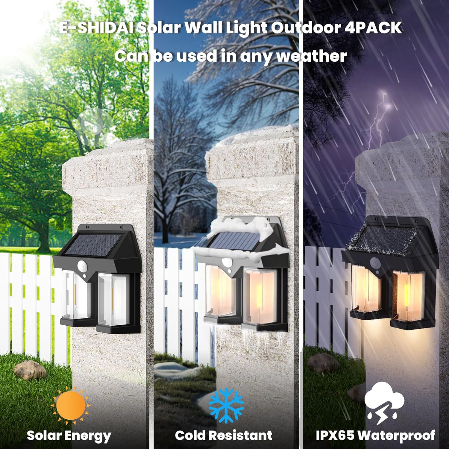 Lampu Dinding Tenaga Surya Vin - Outdoor Lighting Amazon ulasan dan harga