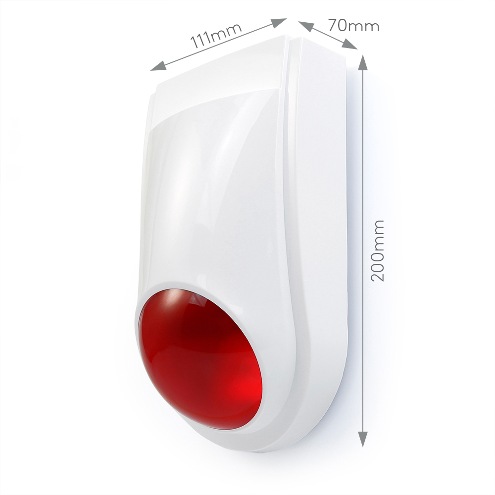 Sirene Flash Nirkabel E6 Lampu - Outdoor Lighting Wireless ulasan dan harga