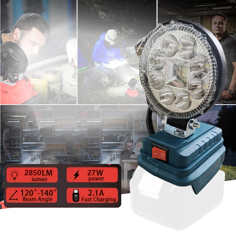Lampu Kerja LED Tanpa Kabel 3  - Outdoor Lighting Milwaukee ulasan dan harga