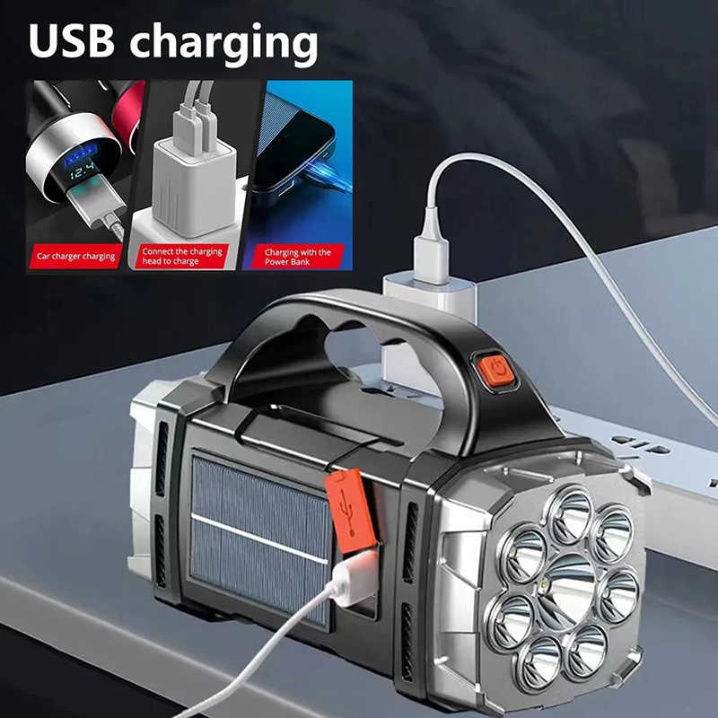 Senter LED Tenaga Surya USB Po - Outdoor Lighting Portable ulasan dan harga
