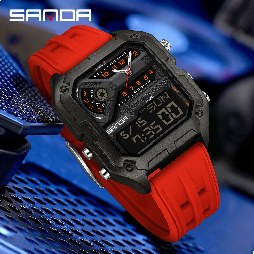 SANDA 6278 Jam Tangan Elektron - Outdoor Lighting For Steps ulasan dan harga