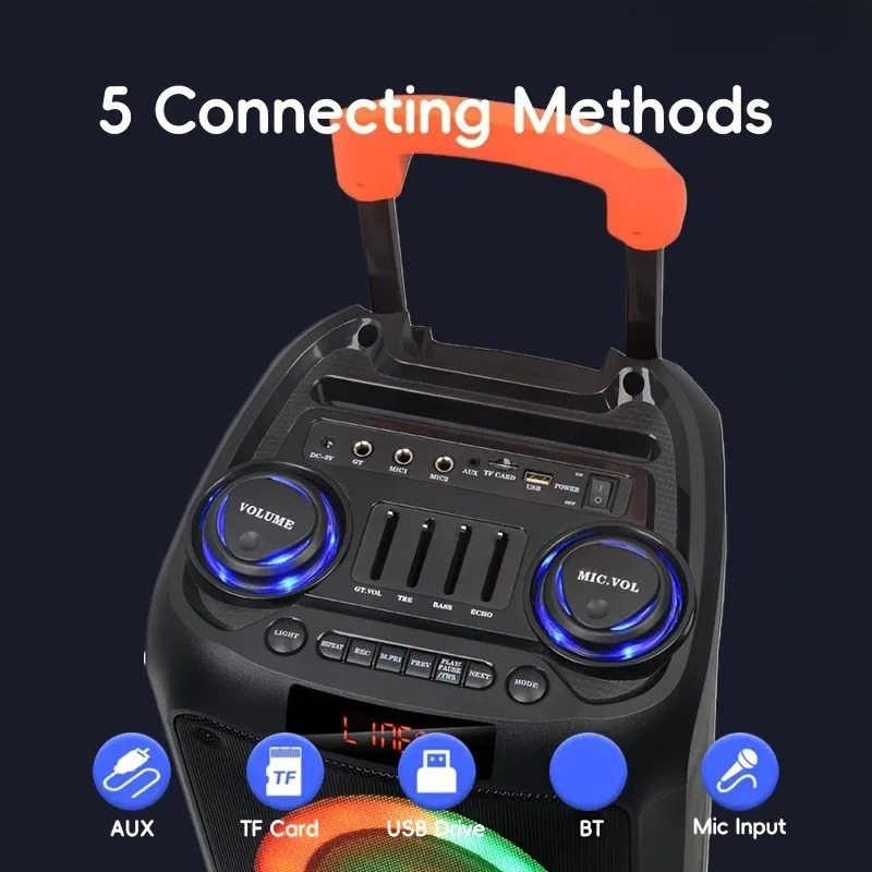 Kinglucky M17 80W Speaker BT P - Outdoor Lighting Wireless ulasan dan harga