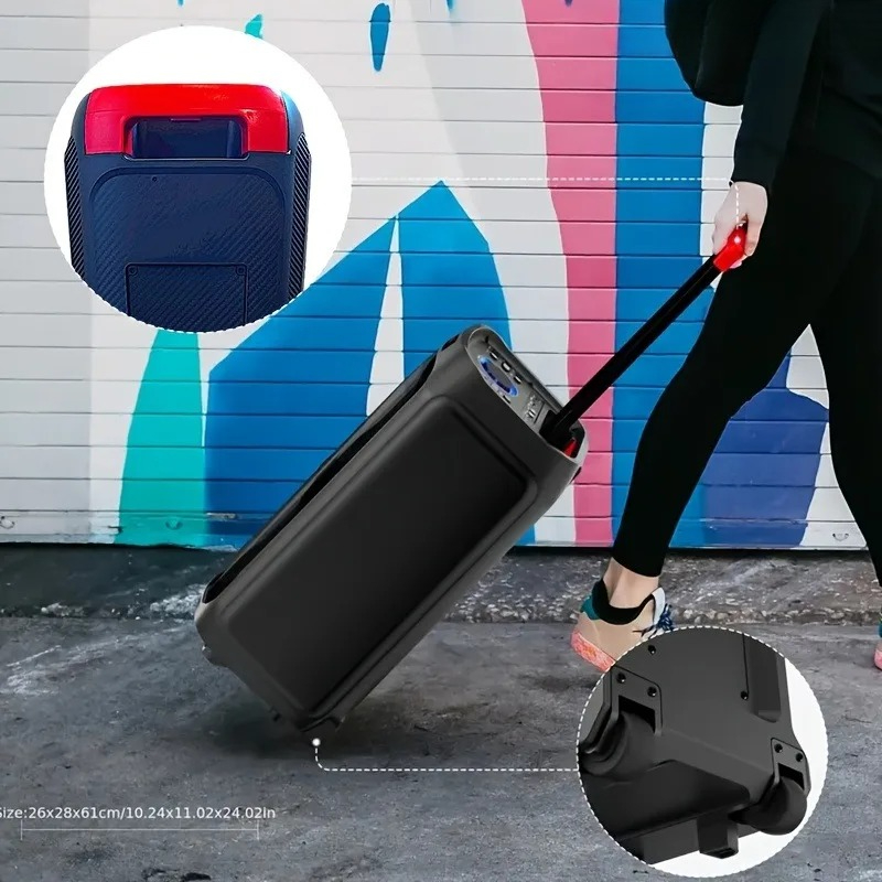 Kinglucky M17 80W Speaker BT P - Outdoor Lighting Wireless ulasan dan harga