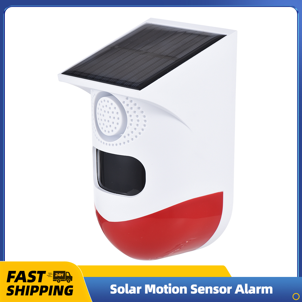 Solar Alarm Sensor gerak luar  - Photocell Outdoor Lighting ulasan dan harga