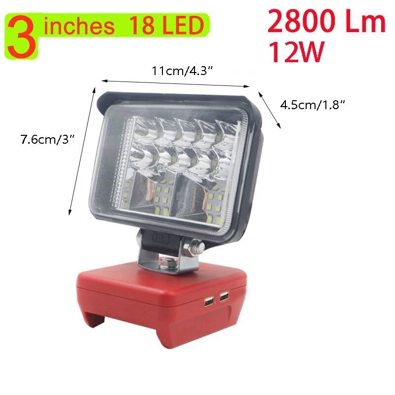 ZWINCKY lampu kerja LED 12W un - Outdoor Lighting Milwaukee ulasan dan harga