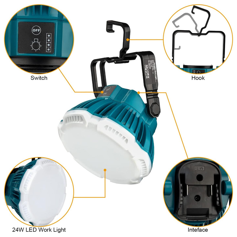 Lampu kerja LED 24W untuk Maki - Outdoor Lighting Milwaukee ulasan dan harga